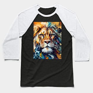 lion face Baseball T-Shirt